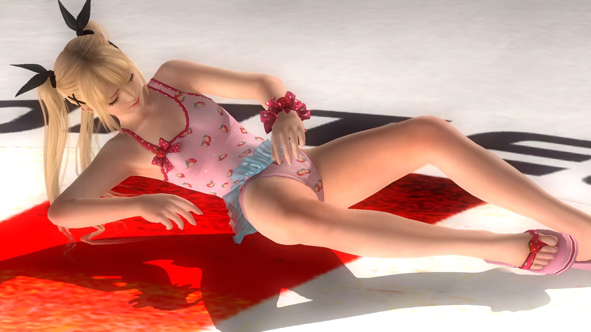 DOA5LR Marie-Rose (soft or sexy COS) to nightmare stand the dust stamps at ryona 40