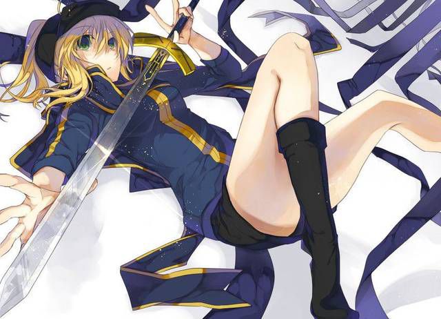 Have sword / knife [53 pictures] armed of two-dimensional girl fetish images. 10 7