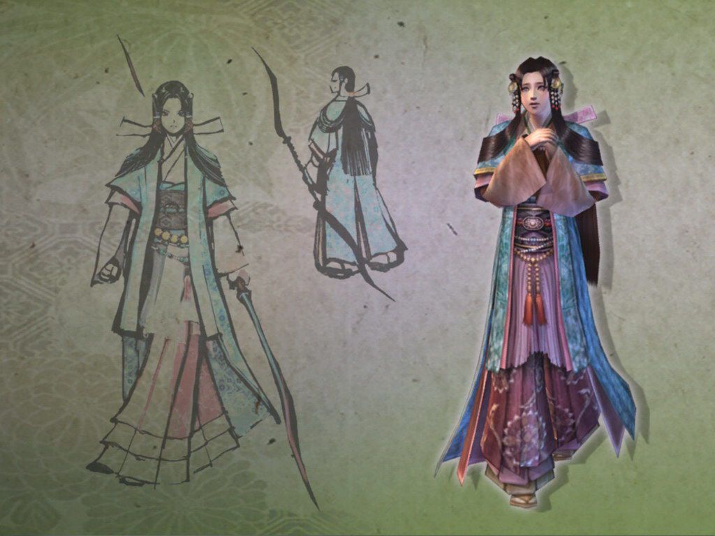 Samurai Warriors series from image of Toyotomi Hideyoshi. 9