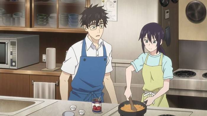 [Sweet and lightning: Episode 9 "House of curry"-with comments 55