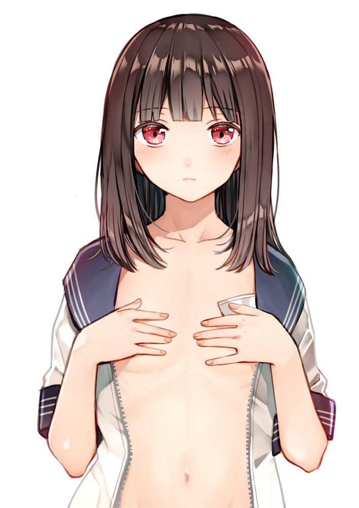 【Secondary erotic】 Erotic image of a girl desperately trying to hide her by hand bra is here 14