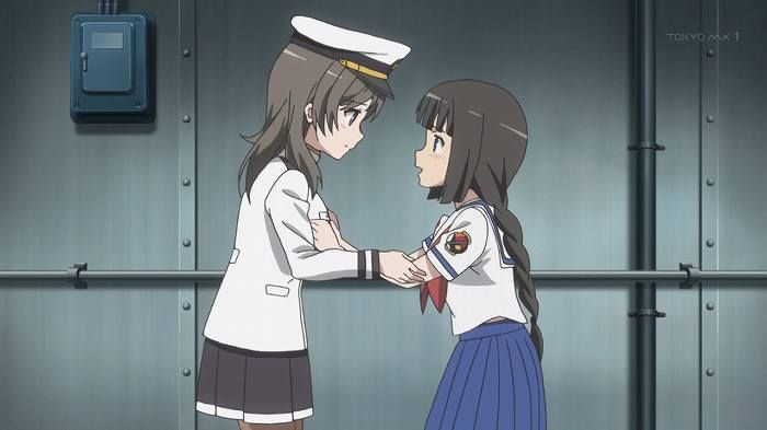 [High school fleet (Yes pretend): episode 11 "large ship Slugger went in a pinch! '-With comments 37