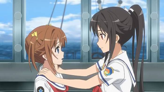 [High school fleet (Yes pretend): episode 11 "large ship Slugger went in a pinch! '-With comments 72