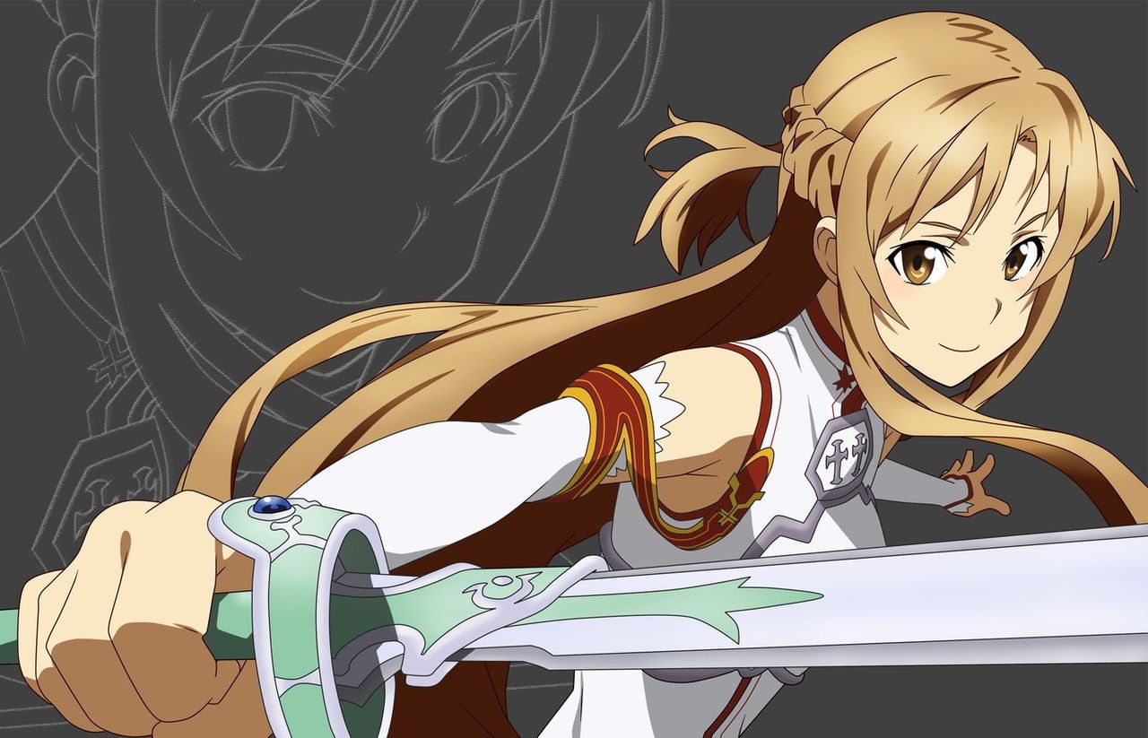Sword online more than 50 illustrations of Asuna 35