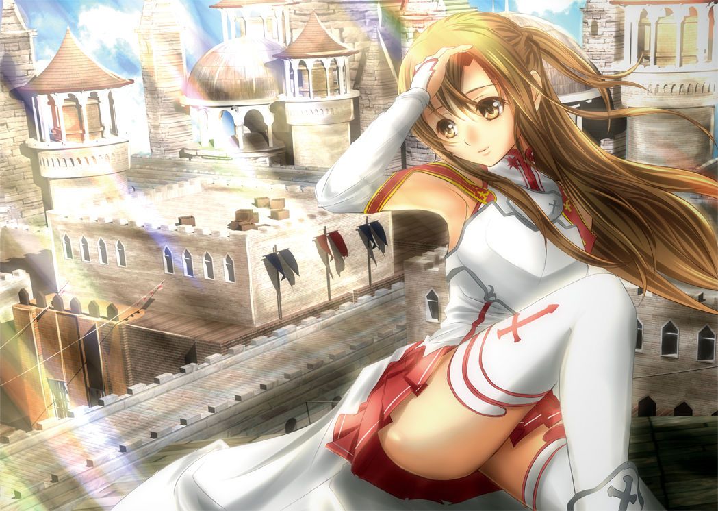 Sword online more than 50 illustrations of Asuna 37