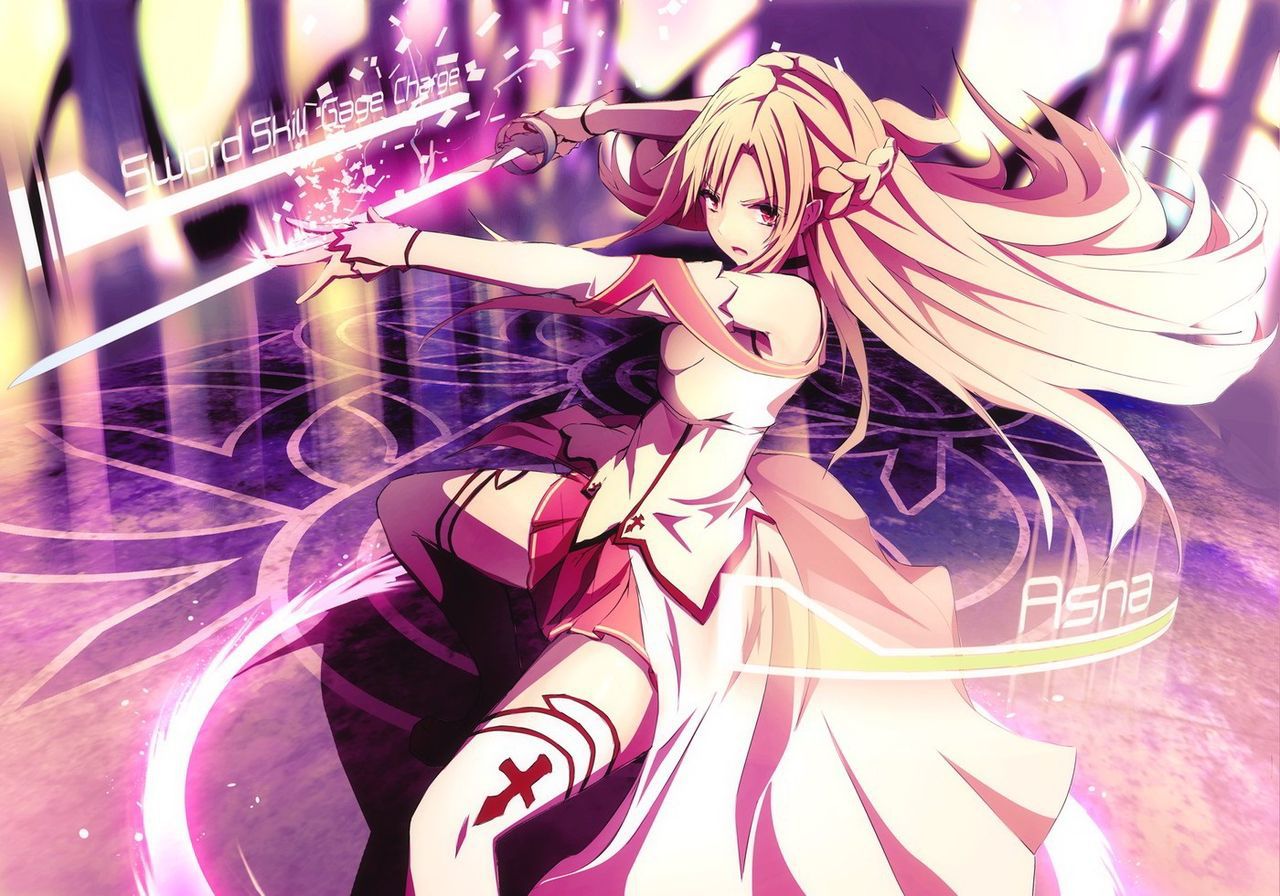 Sword online more than 50 illustrations of Asuna 40