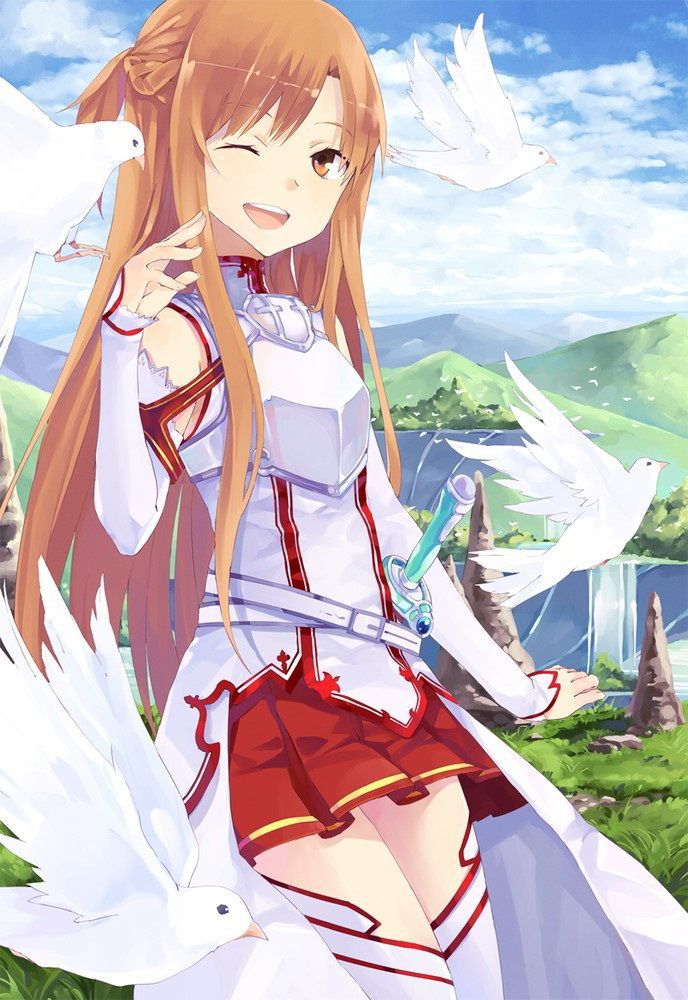 Sword online more than 50 illustrations of Asuna 50