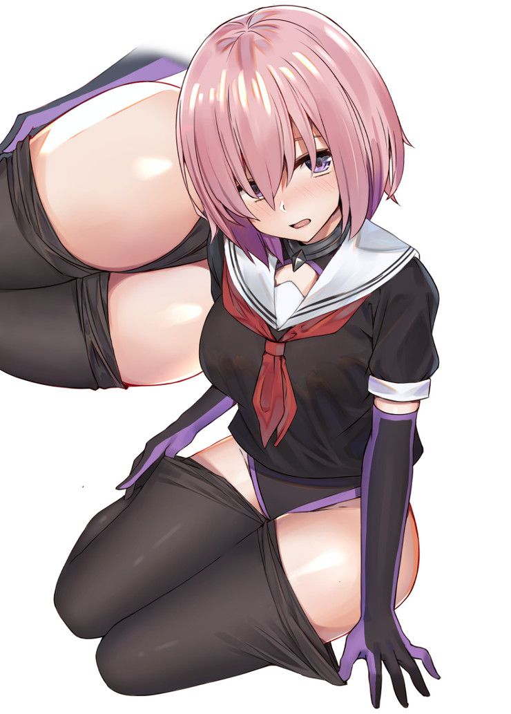 【Secondary Erotica】 Erotic image of FGO's main heroine Mashu Kyrielight is here 13