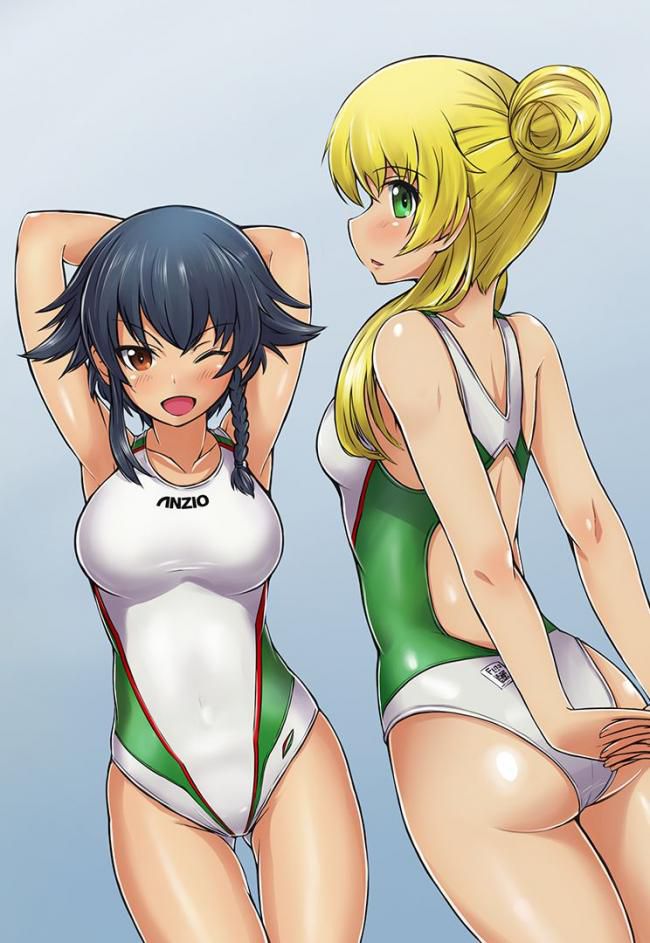 Escape of girls & Panzer erotic pictures! 14