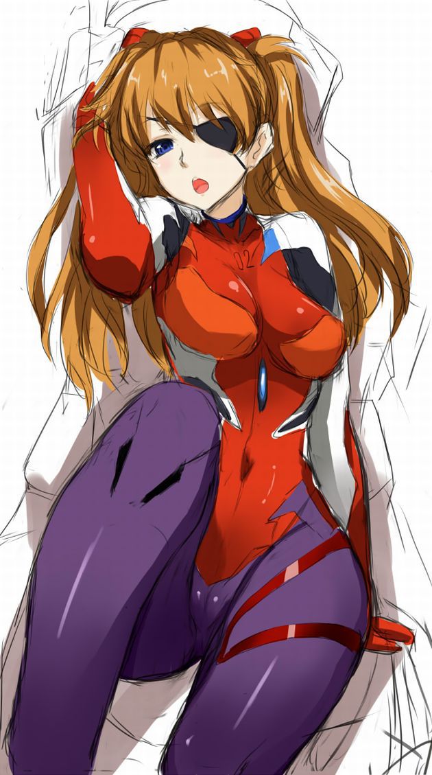 New want to pull in the Evangelion second erotic pictures! 17