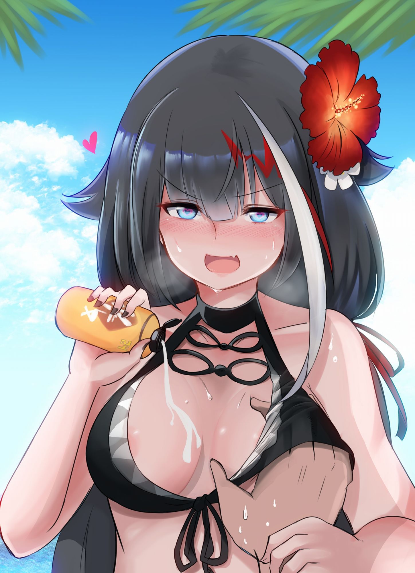【Secondary erotic】 Erotic image of a girl who feels eating a boob rubbing attack is here 4
