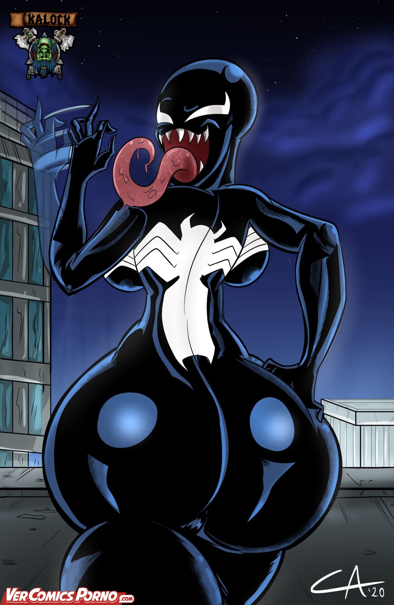 [Ameizing Lewds] Thicc-Venom (Spider-Man) (En Progreso) (Spanish) [kalock & VCP] 1