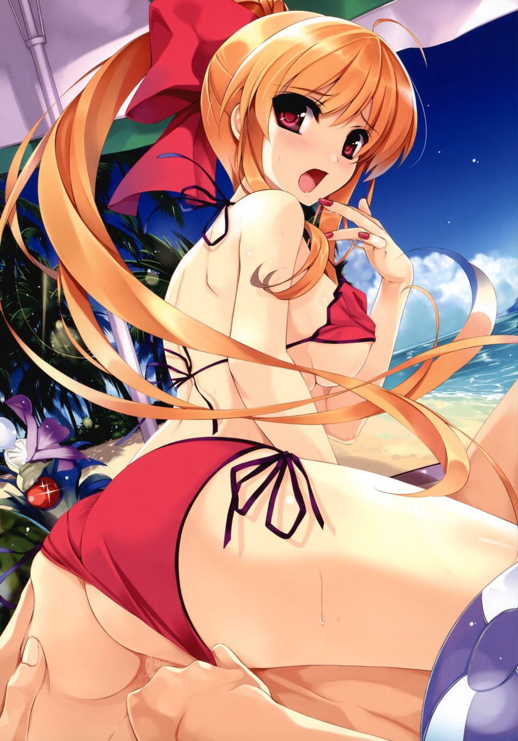 Swimsuit girl cloth area too small! I will take pictures 9
