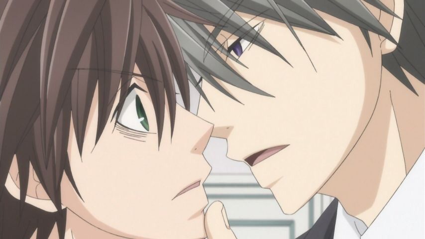 Junjou Romantica 3 episode "journey of from ' thoughts. What are you doing in front of the kids! 11