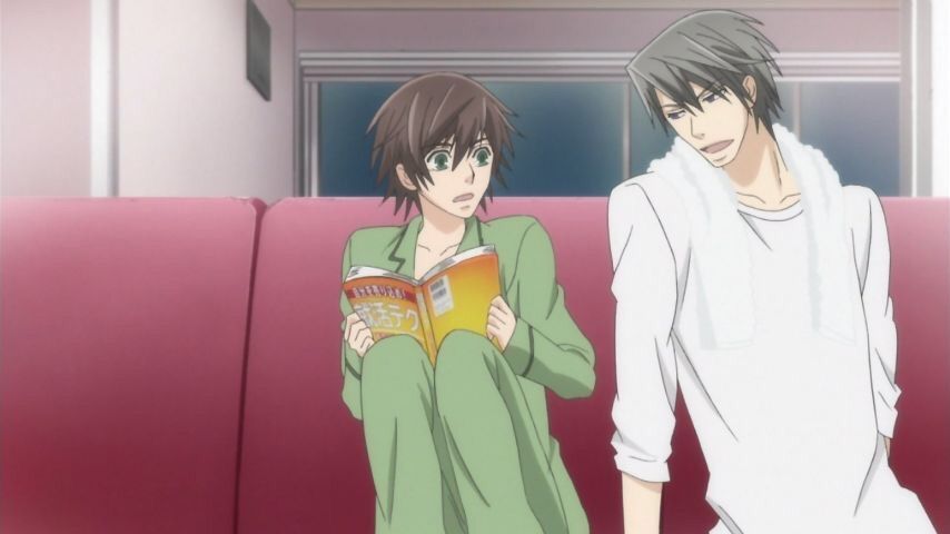 Junjou Romantica 3 episode "journey of from ' thoughts. What are you doing in front of the kids! 14
