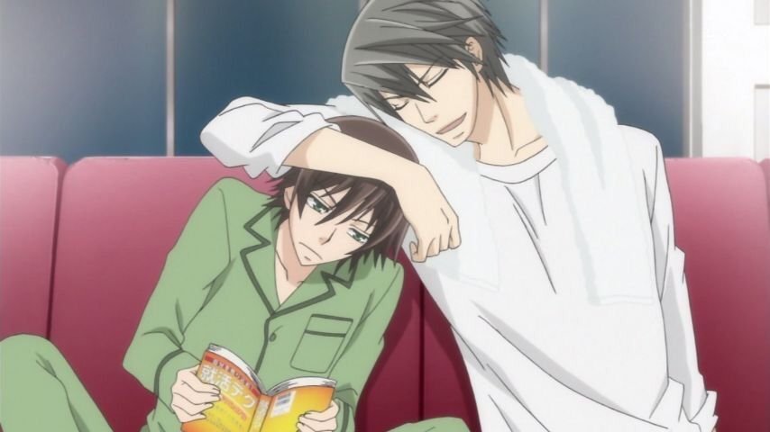 Junjou Romantica 3 episode "journey of from ' thoughts. What are you doing in front of the kids! 15