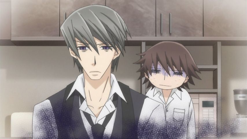 Junjou Romantica 3 episode "journey of from ' thoughts. What are you doing in front of the kids! 22