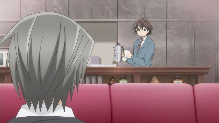 Junjou Romantica 3 episode "journey of from ' thoughts. What are you doing in front of the kids! 3