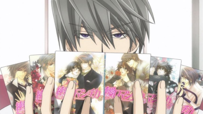 Junjou Romantica 3 episode "journey of from ' thoughts. What are you doing in front of the kids! 8