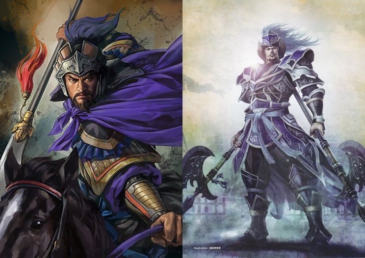 Compare images of warriors and Dynasty Warriors 6 Mikuni Hiroshi 12 40