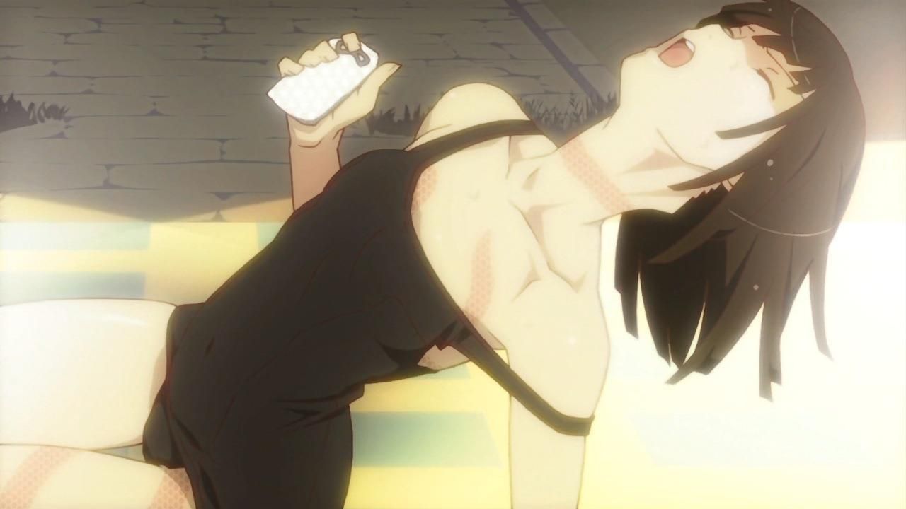 Admire the second erotic images of the bakemonogatari series. 18