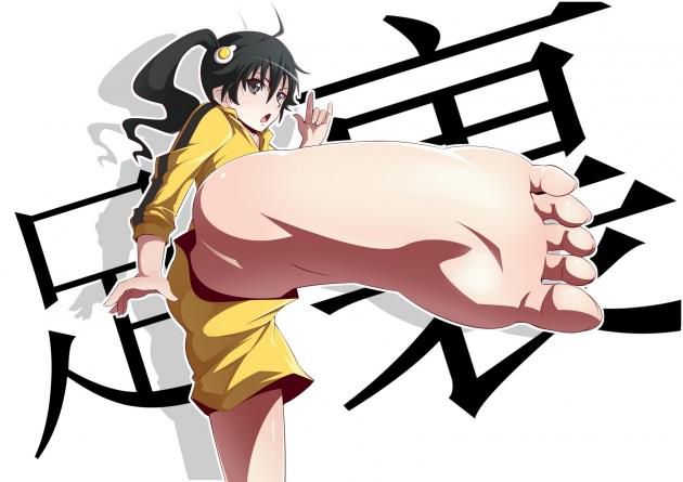 Admire the second erotic images of the bakemonogatari series. 6