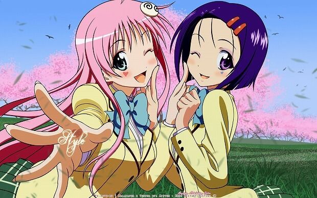 "To Love you" purple hair short JK West sairenji Haruna MoE images 8