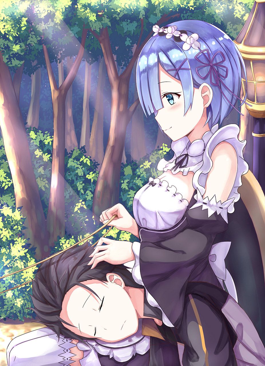 2-d Re: REM different world life begin from zero phosphorus of less erotic images [rezero] 57 19