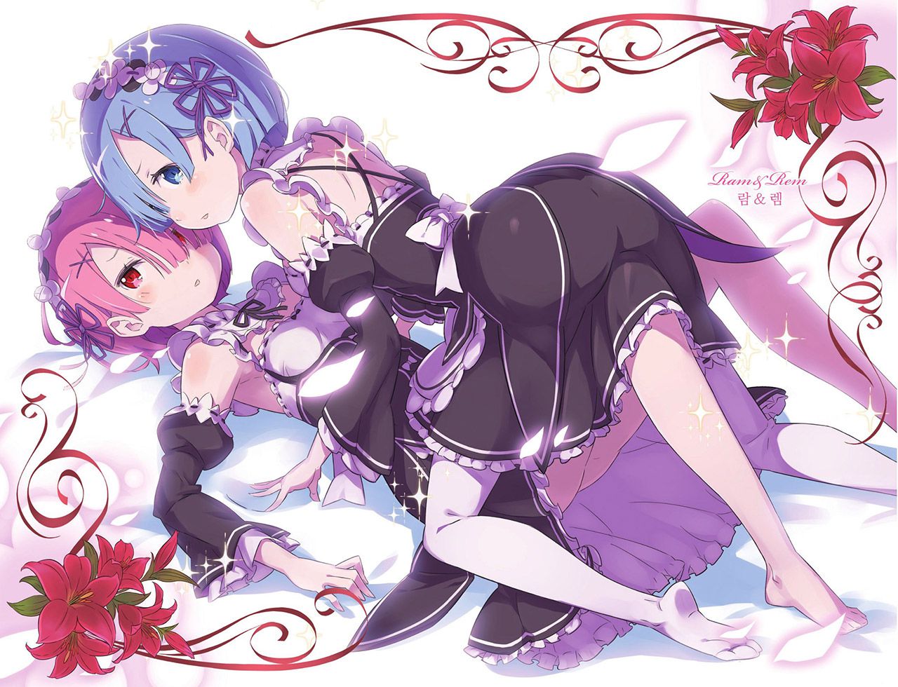 2-d Re: REM different world life begin from zero phosphorus of less erotic images [rezero] 57 21