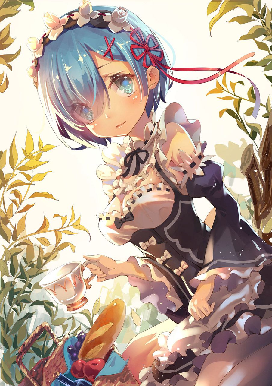 2-d Re: REM different world life begin from zero phosphorus of less erotic images [rezero] 57 48