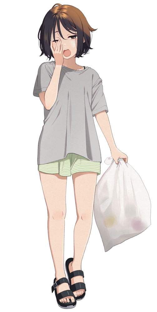 【Morning Eros】Secondary erotic image of a girl throwing away the garbage 20