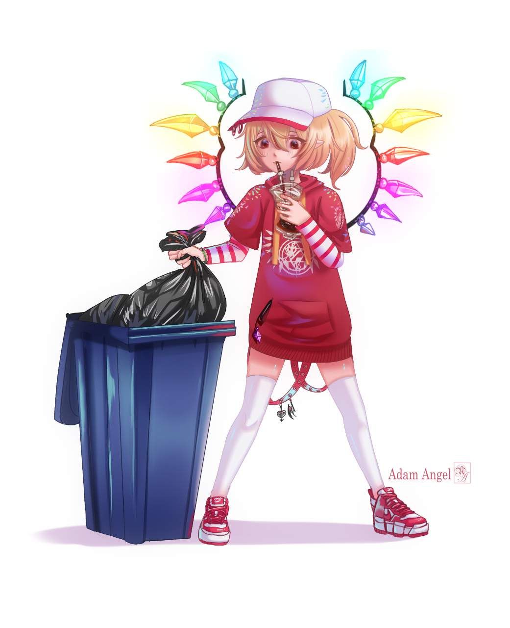 【Morning Eros】Secondary erotic image of a girl throwing away the garbage 26
