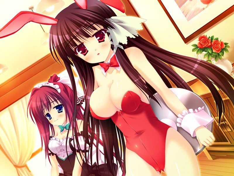 Cute Bunny girl of two-dimensional pictures. 17