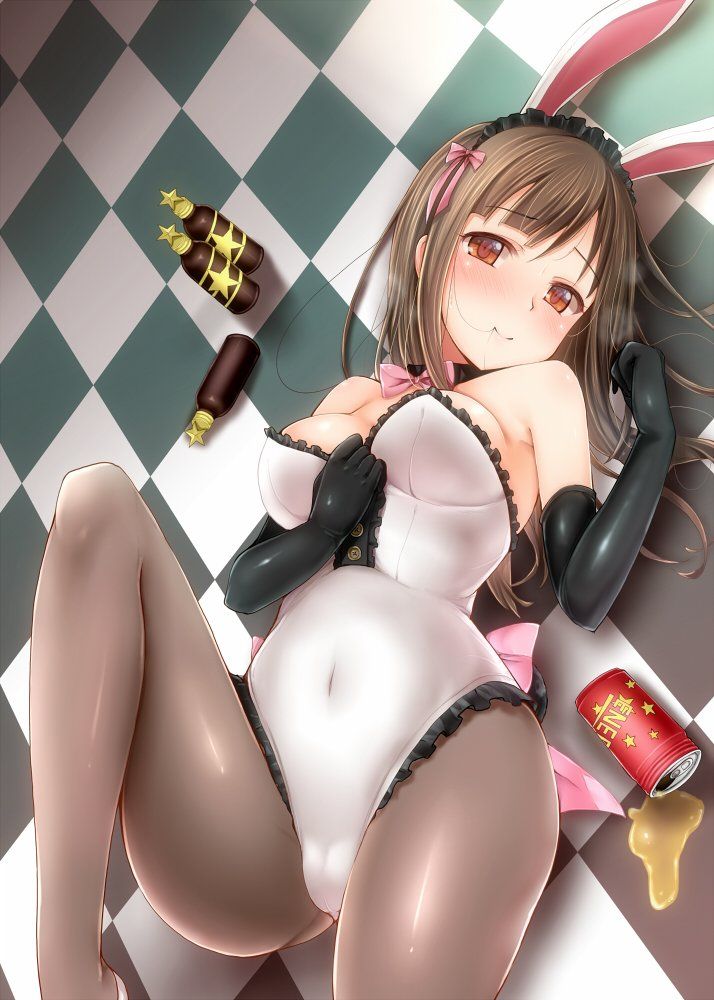 Cute Bunny girl of two-dimensional pictures. 4