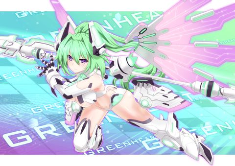 [44 photos: Ultra-neptunia veil / green heart of erotic pictures! Part 2 3