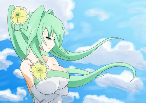 [44 photos: Ultra-neptunia veil / green heart of erotic pictures! Part 2 7