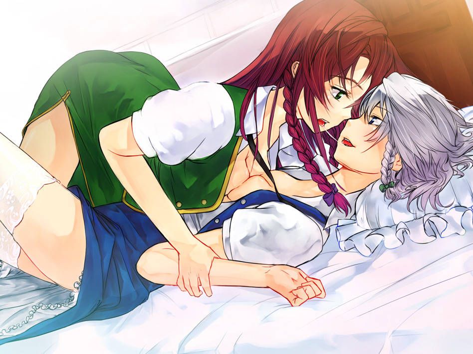 Hong Lin, and izayoi Sakuya's of lesbian sex. I meet his gaze loving husband while w touhou Project second erotic pictures 5