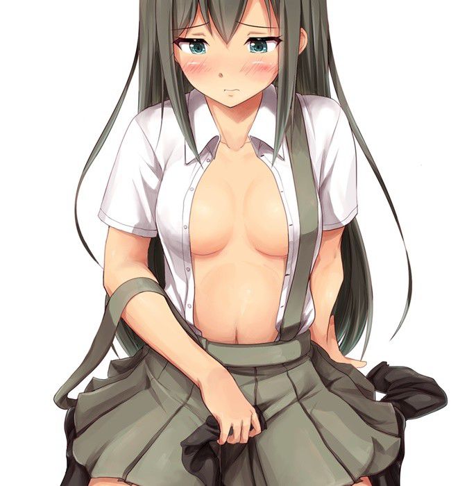 [Secondary erotic] [Ship it: panchira images of asashio uniform girl loli boy too want! 12