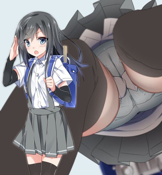 [Secondary erotic] [Ship it: panchira images of asashio uniform girl loli boy too want! 18