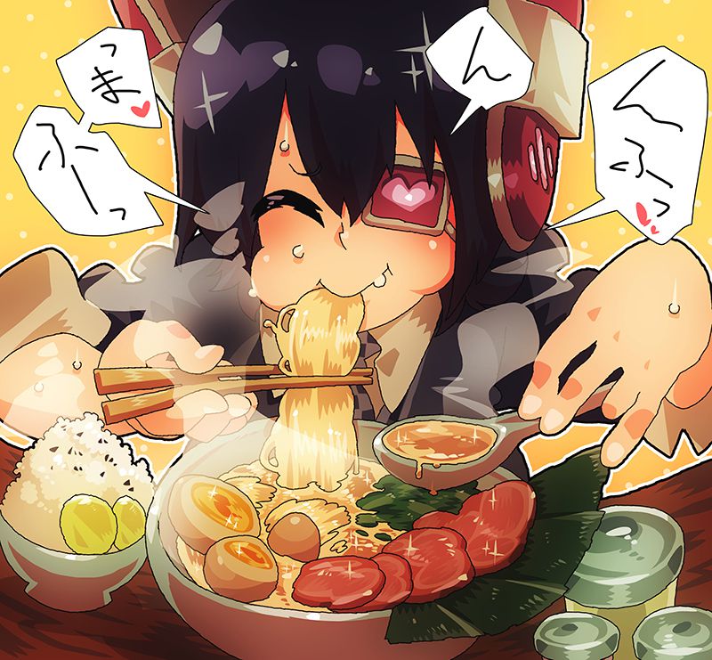 [On a cold night ramen (truth): secondary image of girls eating ramen noodles 23