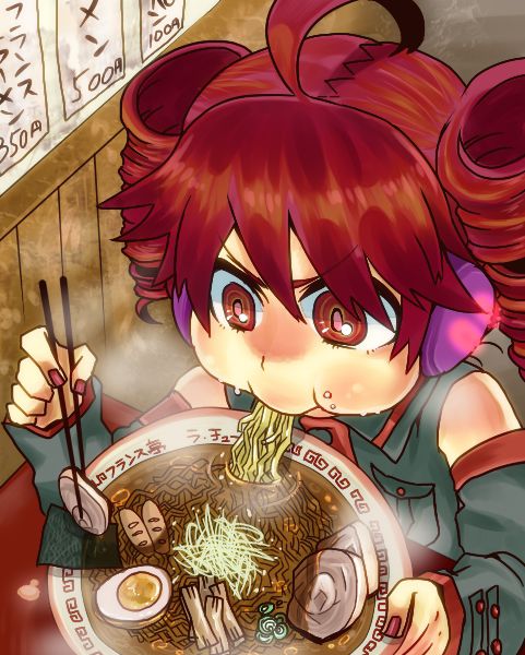 [On a cold night ramen (truth): secondary image of girls eating ramen noodles 27