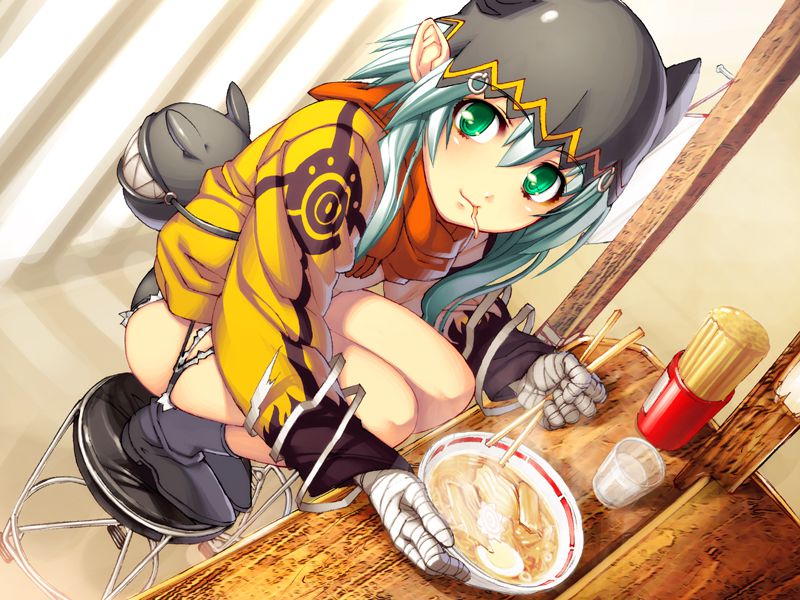 [On a cold night ramen (truth): secondary image of girls eating ramen noodles 9