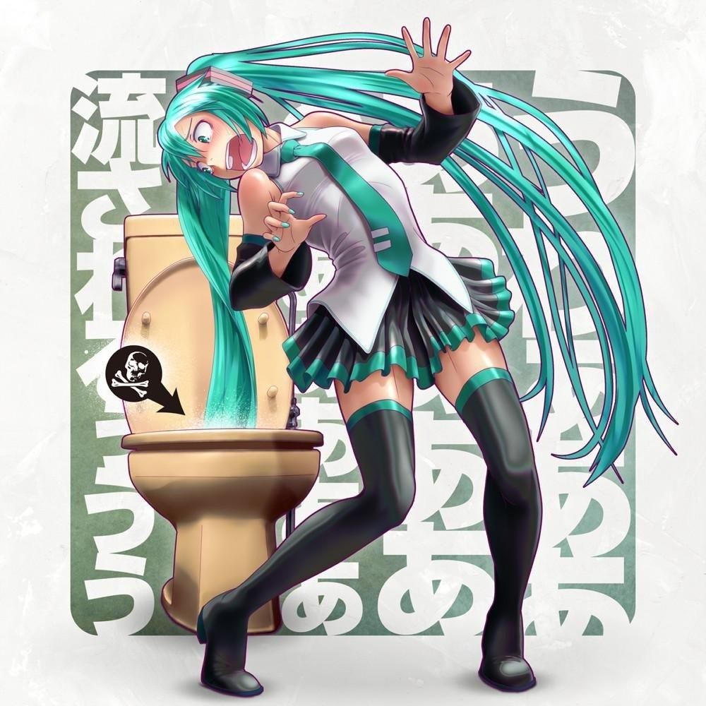 During refuelling the erotic image of hatsune miku! 10
