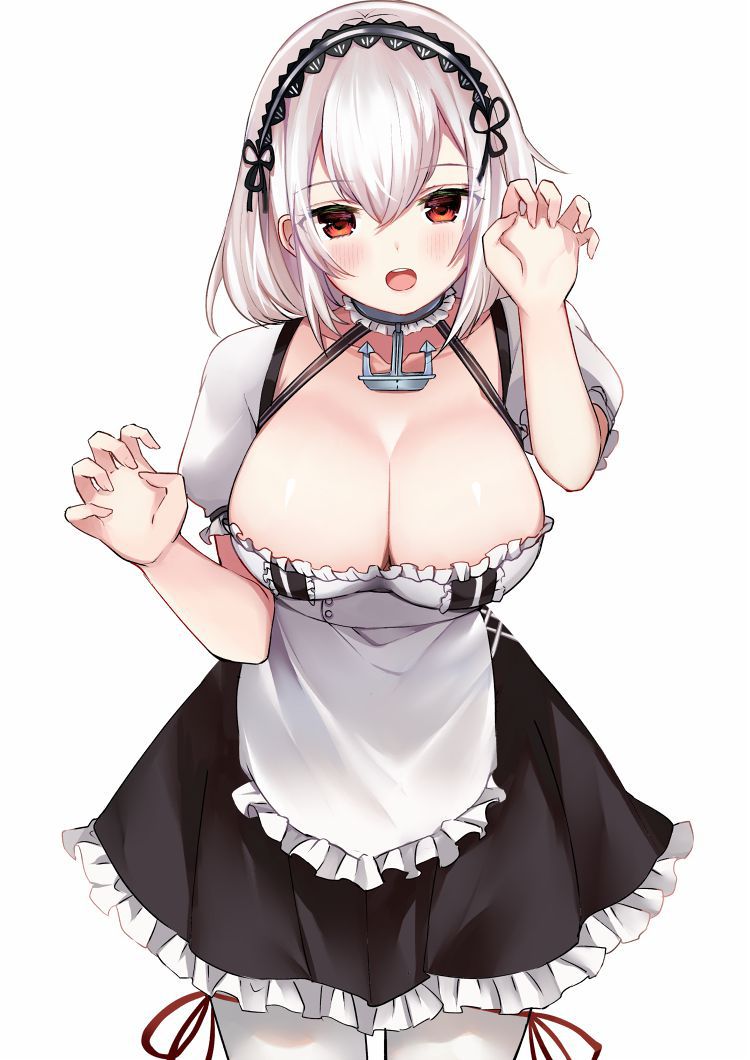 I want to pull out with a secondary erotic image of a maid! 5