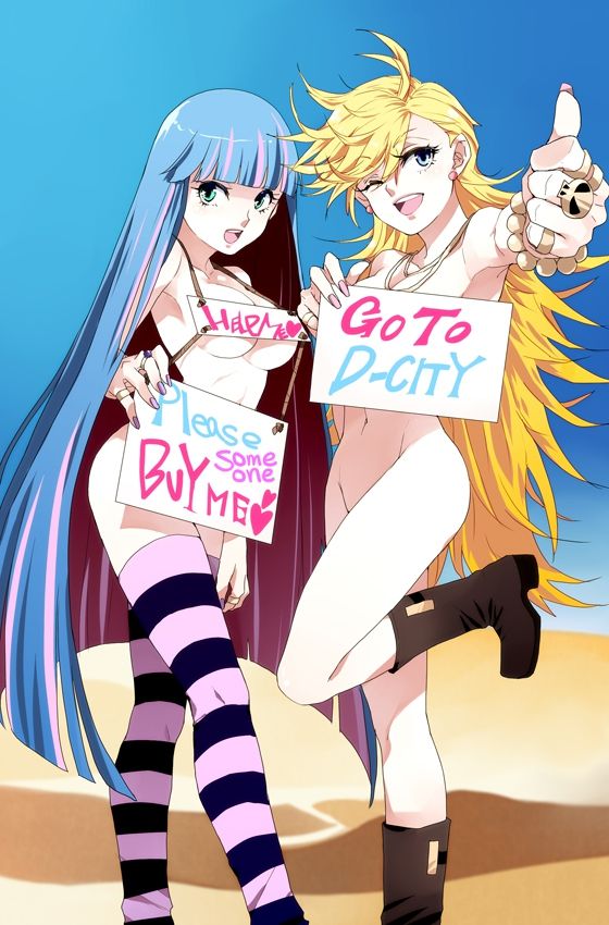 Panty & stocking with garterbelt secondary erotic picture to admire. 15