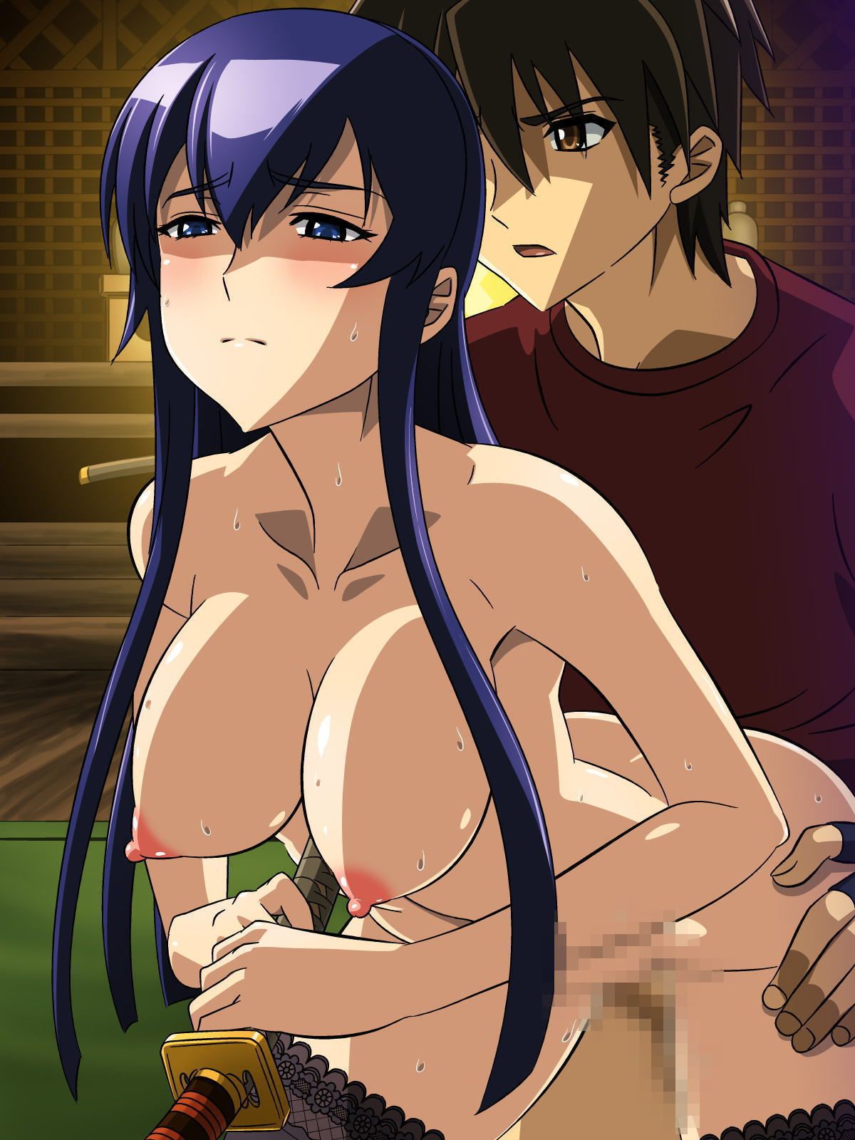 [Highschool of the dead] busujima Saeko erotic pictures! 11