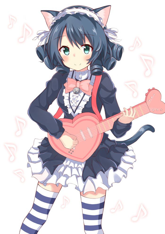SHOW BY ROCK! The cute Gothic cat ears cyan MoE erotic images part 5 11