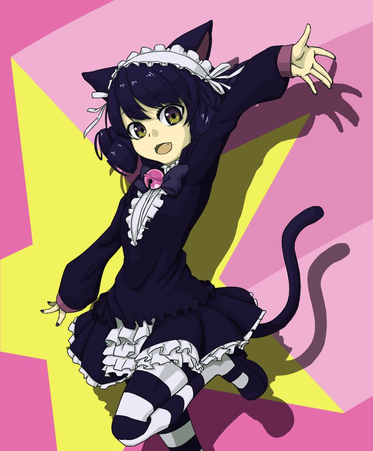 SHOW BY ROCK! The cute Gothic cat ears cyan MoE erotic images part 5 13