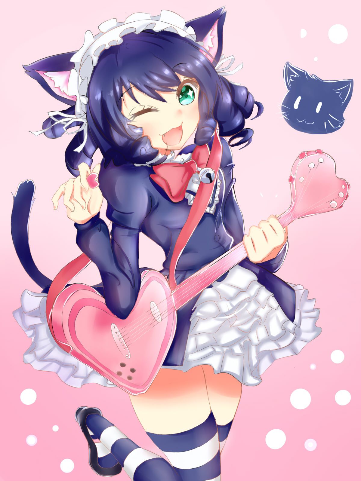 SHOW BY ROCK! The cute Gothic cat ears cyan MoE erotic images part 5 14
