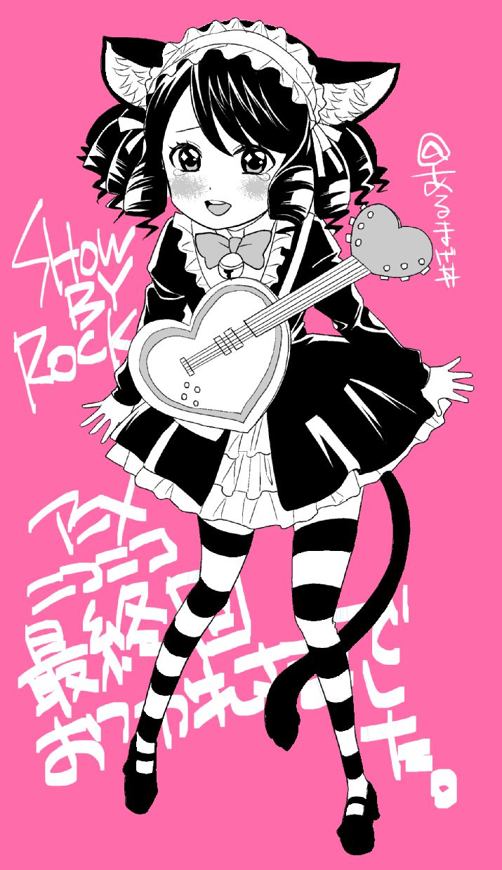 SHOW BY ROCK! The cute Gothic cat ears cyan MoE erotic images part 5 6